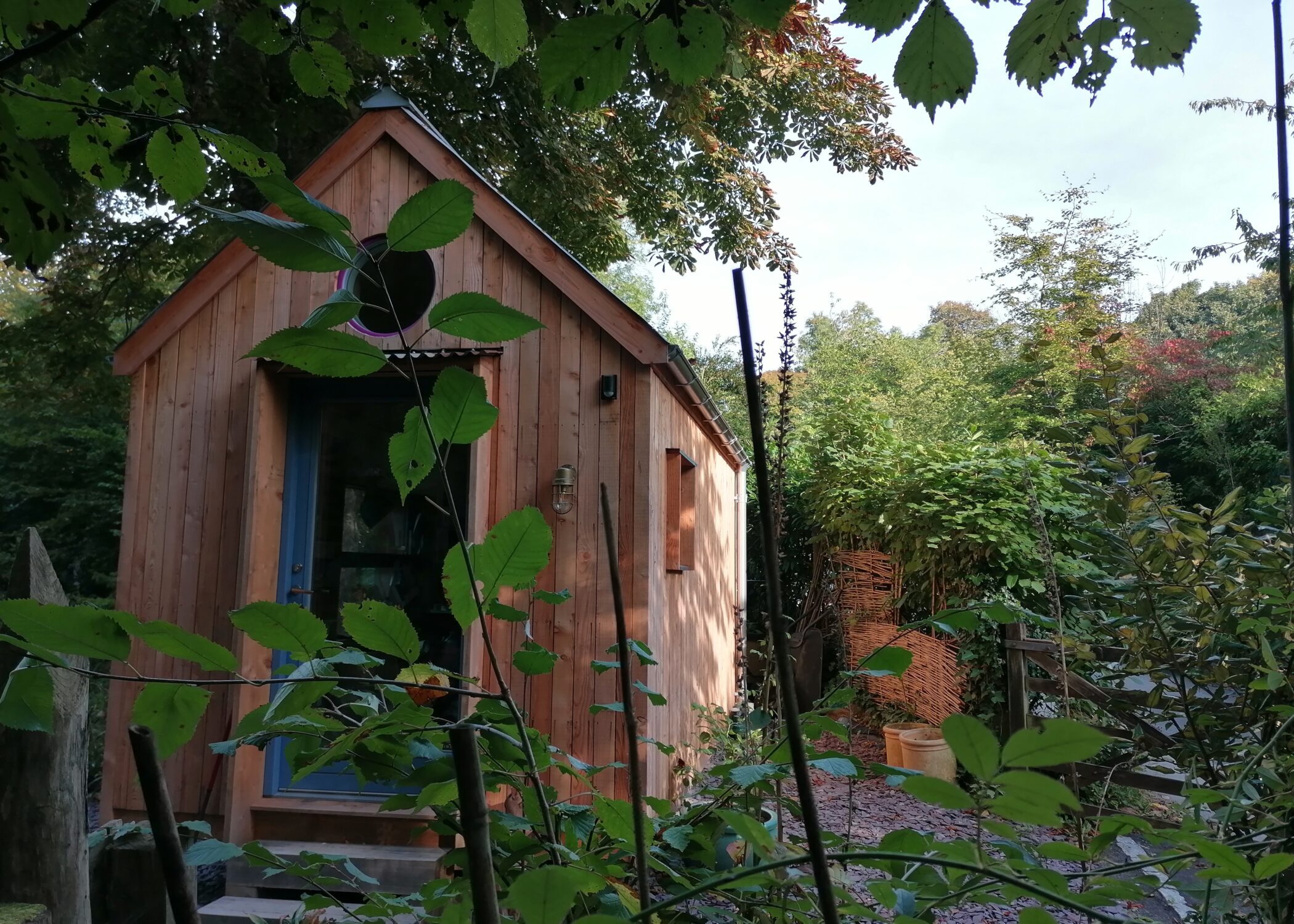 Artist Studio Cabin in Devon designed and built by Life Space Cabins