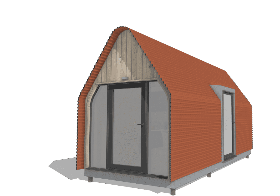 Stay hut glamping unit from Life Space Cabins