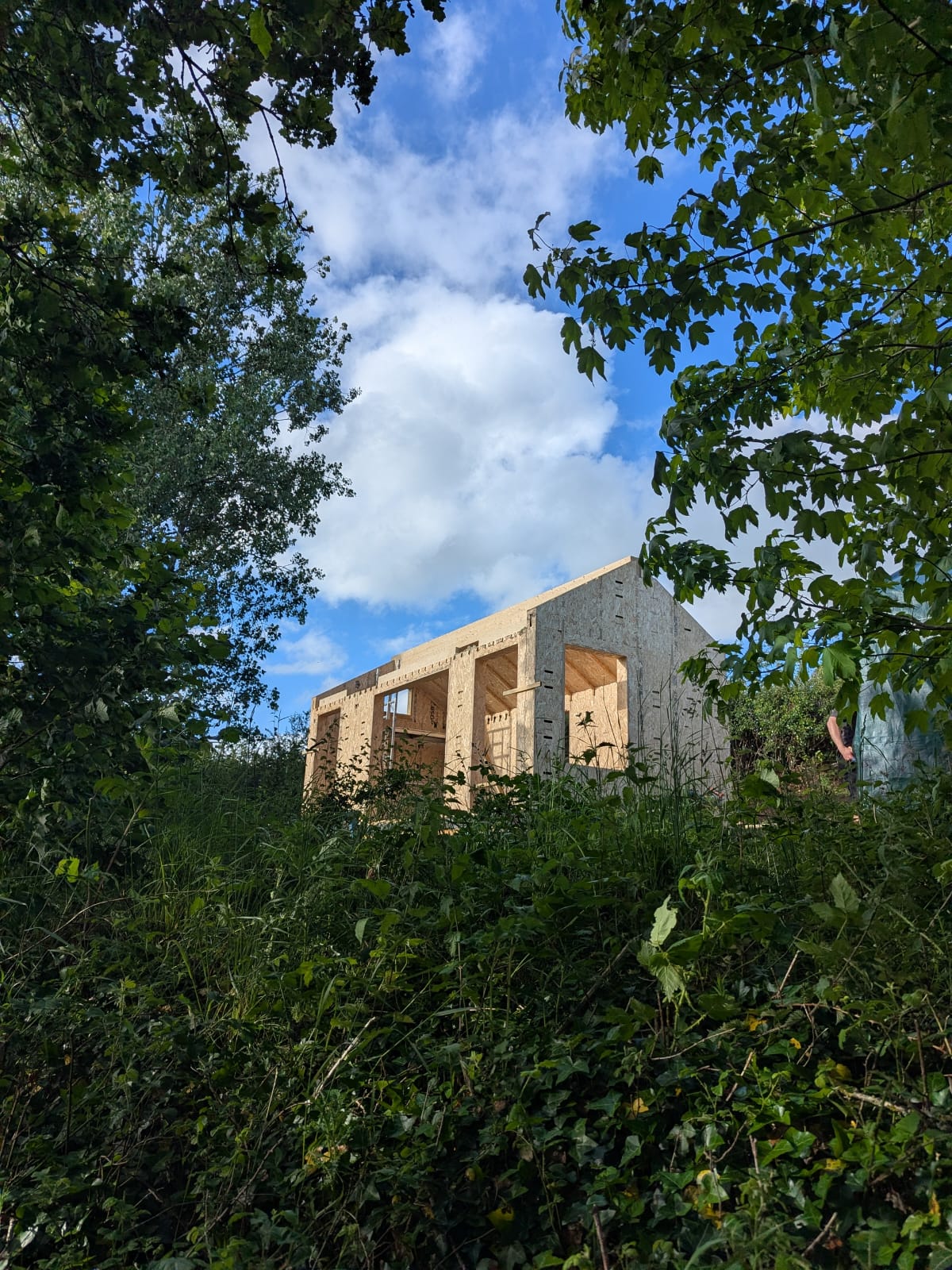 Wiki house build with Life Space Cabins