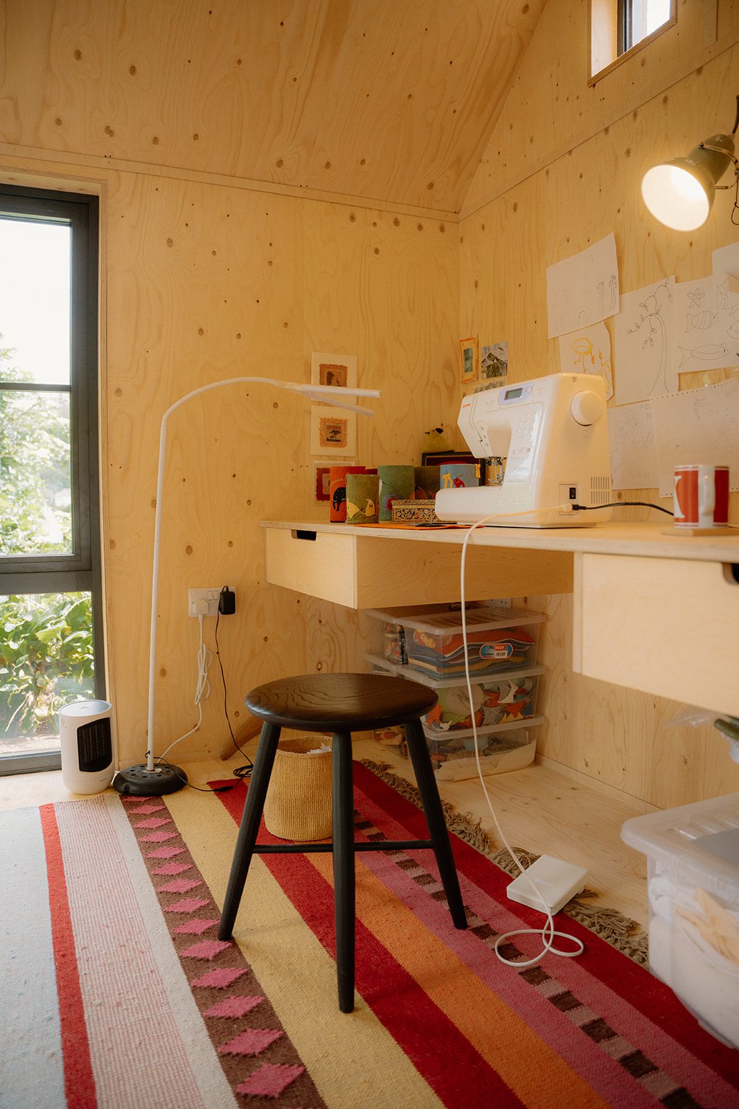 Potager Hut craft room
